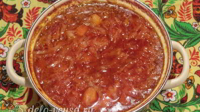 постный борщ