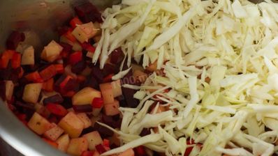 вегетарианский борщ