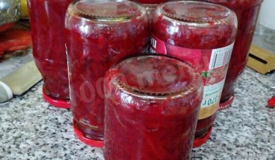 Рецепт заправки для борща на зиму вкусная