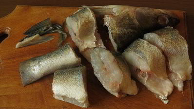 зеленый борщ с судаком