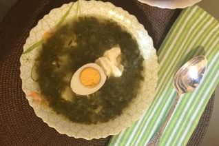 Зеленый борщ