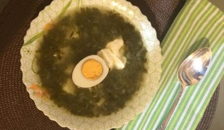 Рецепт зеленого борща