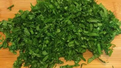 зеленый борщ