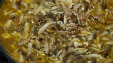 быстрый суп с грибами и плавленым сыром