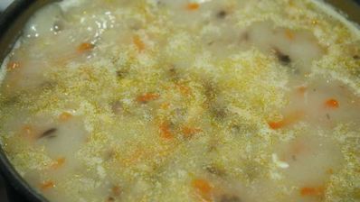 быстрый суп с грибами и плавленым сыром