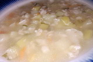 Диетический суп с овсянкой