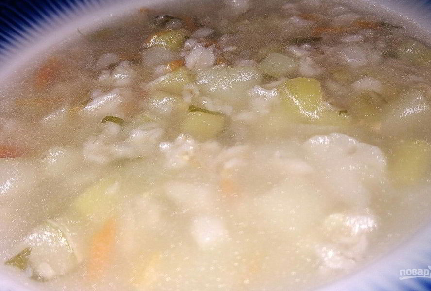 Диетический суп с овсянкой