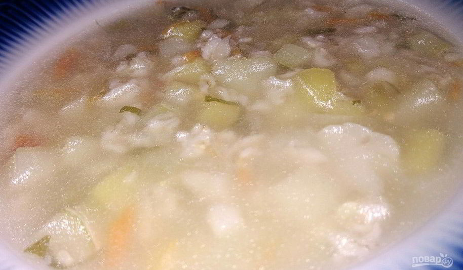 Рецепт диетического супа с овсянкой