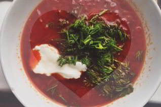 Гороховый суп на копченых свиных ребрах