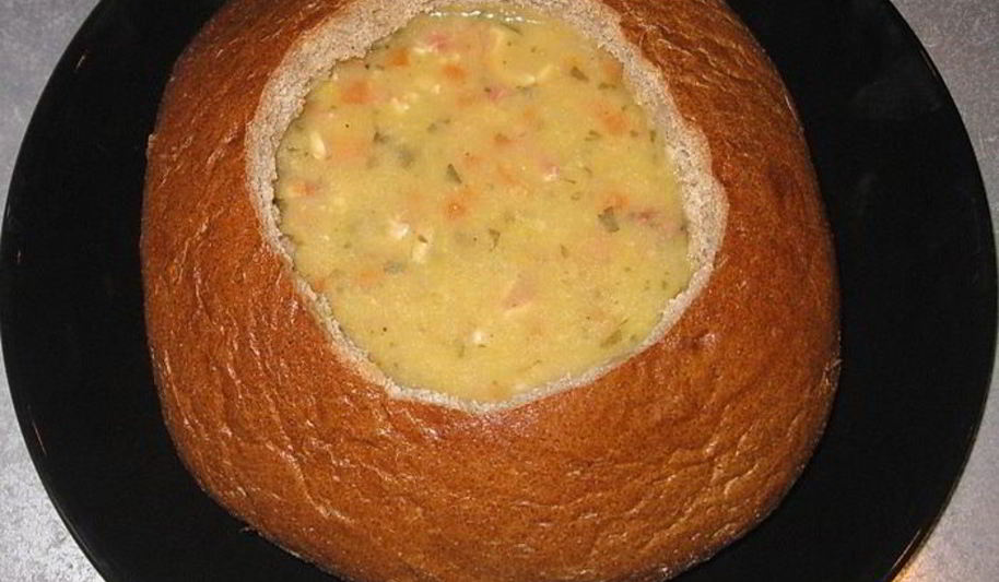 Рецепт горохового супа с грудинкой