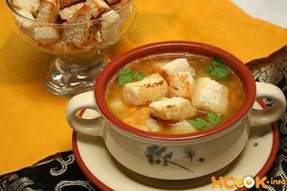 Гороховый суп с копченостями