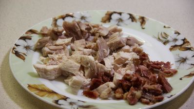 гороховый суп с копчеными ребрышками и курицей