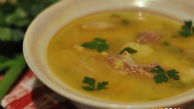 гороховый суп с мясом