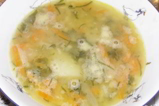 Гороховый суп с сельдереем