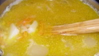 гороховый суп с сельдереем