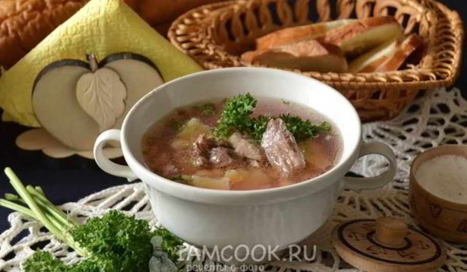 Рецепт горохового супа с тушенкой