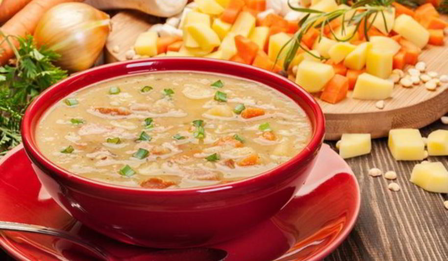 Рецепт постного горохового супа