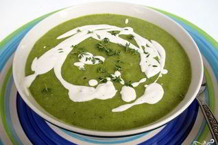 Суп из молодого гороха