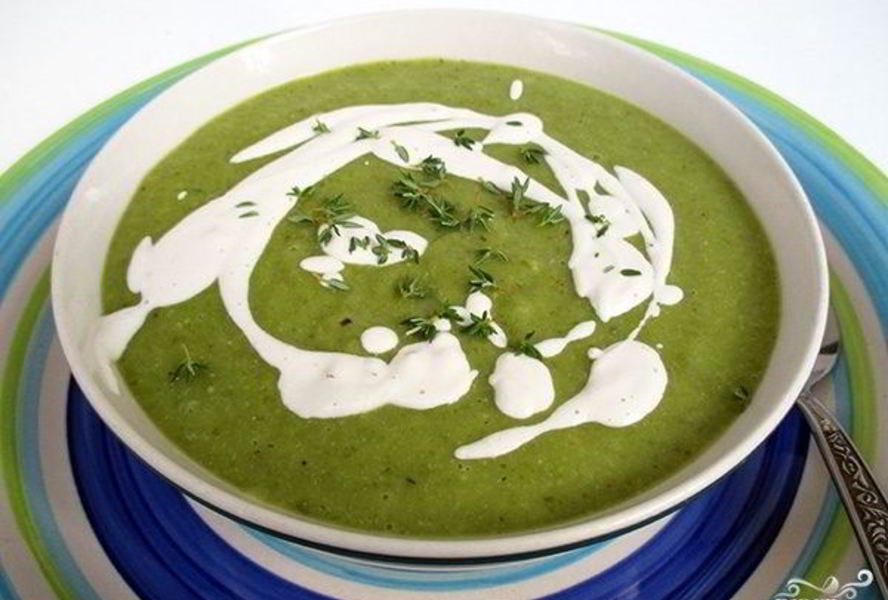 Суп из молодого гороха