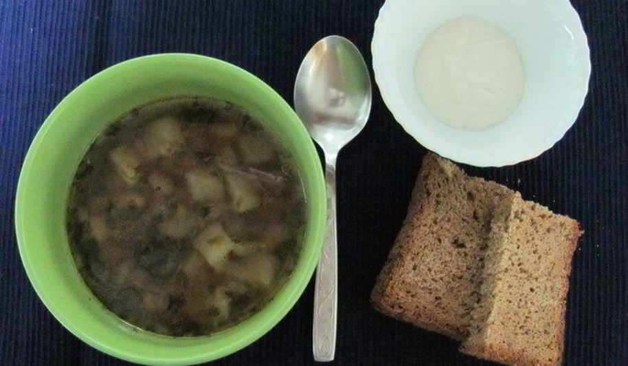 Рецепт грибного супа