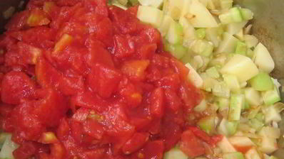 густой суп с кабачками по-мексикански