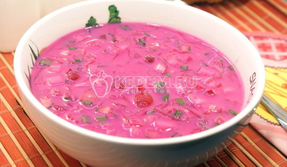 Рецепт холодника из свеклы