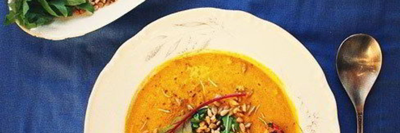 Крем-суп из запеченной тыквы