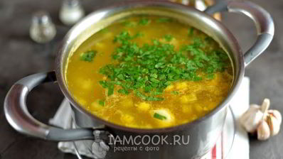 куриный суп с кабачком и вермишелью