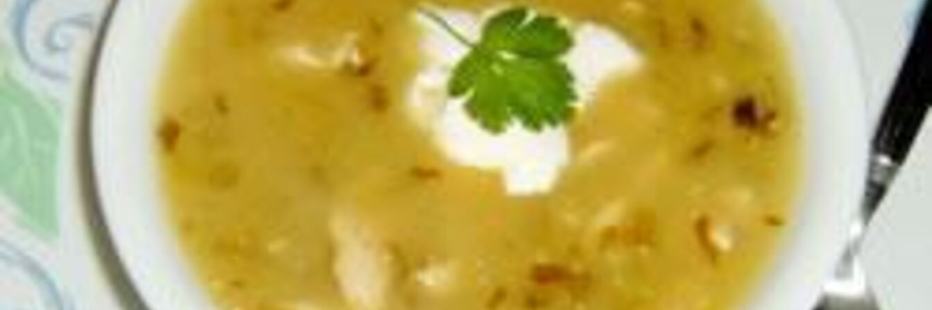 Мексиканский суп из физалиса