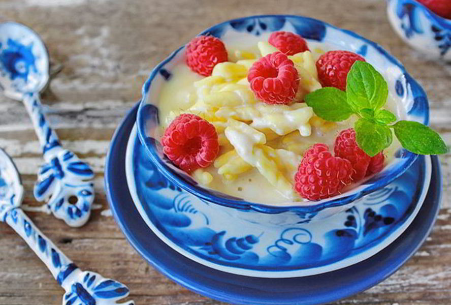 Молочный суп с вермишелью