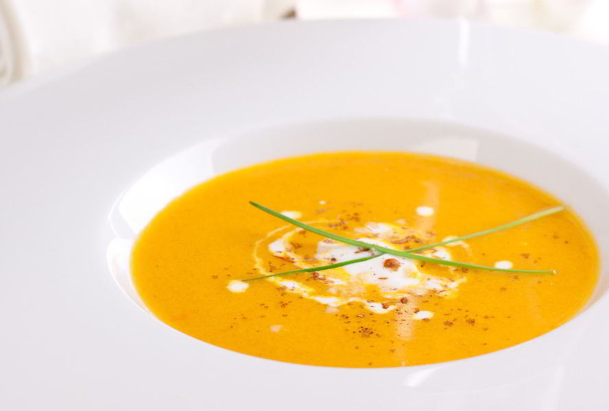 Морковный суп с кокосовым молоком