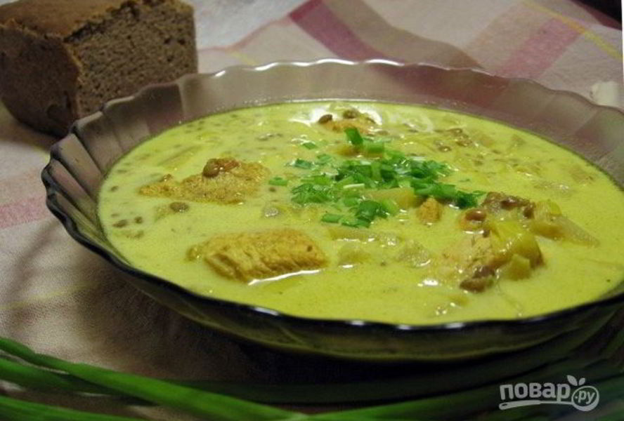 Необычный куриный суп