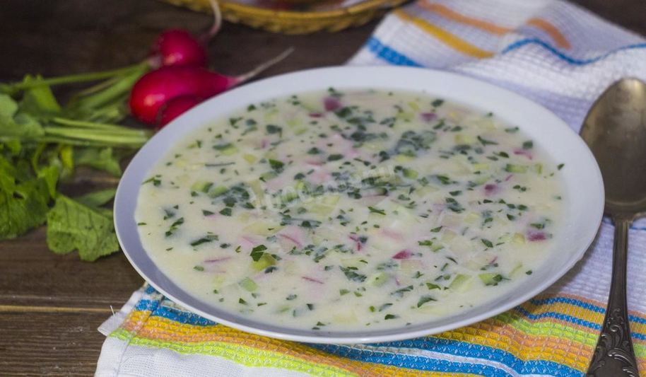 Рецепт классической окрошки на квасе