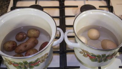 классическая окрошка на квасе