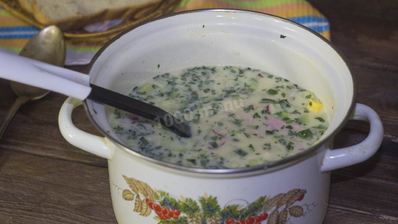 классическая окрошка на квасе