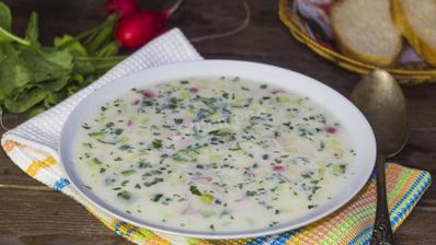 классическая окрошка на квасе