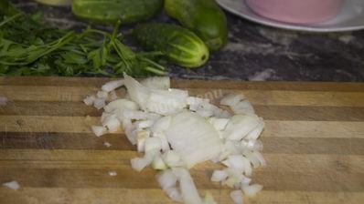 классическая окрошка на квасе