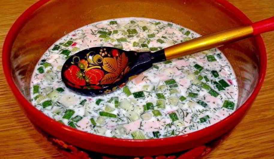 Рецепт окрошки для похудения