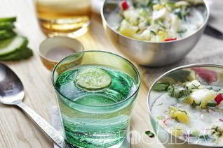 Окрошка на минералке