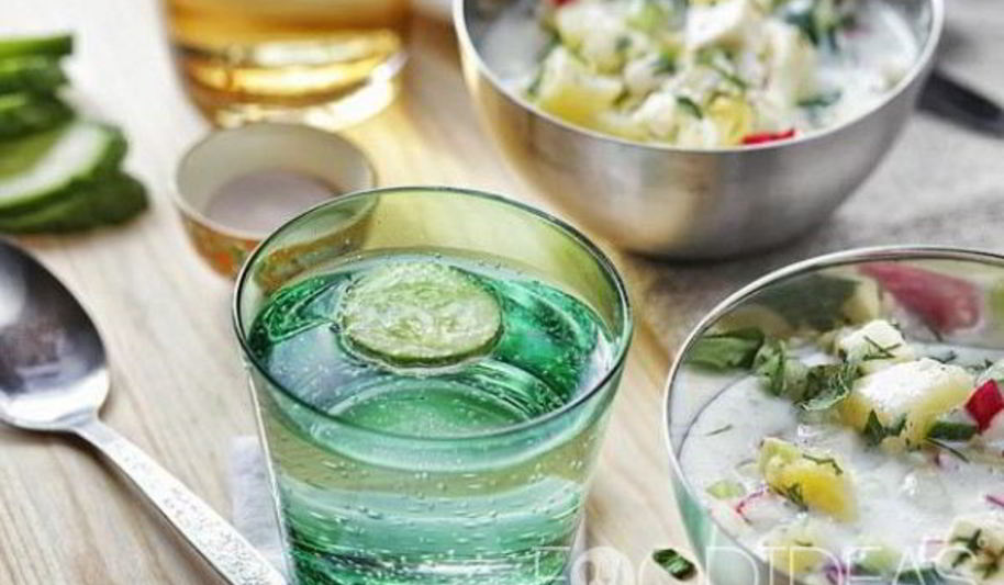 Рецепт окрошки на минералке