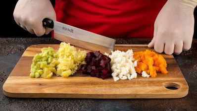 окрошка овощная