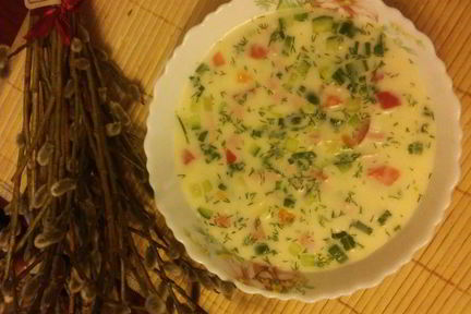 Окрошка весенняя