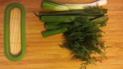 окрошка весенняя