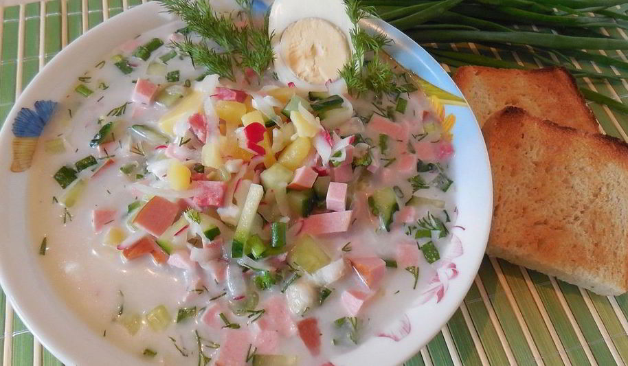 Рецепт окрошки
