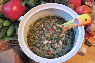 Овощная окрошка