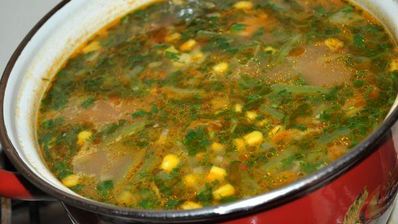 куриный суп с овощами