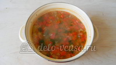 овощной суп с рисом