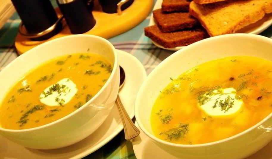 Рецепт овощного супа с тунцом