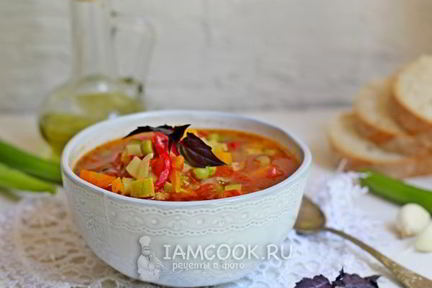 Овощной томатный суп