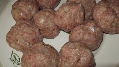 суп овощной с фрикадельками